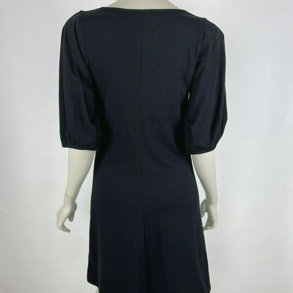 Anthropologie Velvet V-Neck Balloon Sleeve‎ Dress - Picture 8 of 12